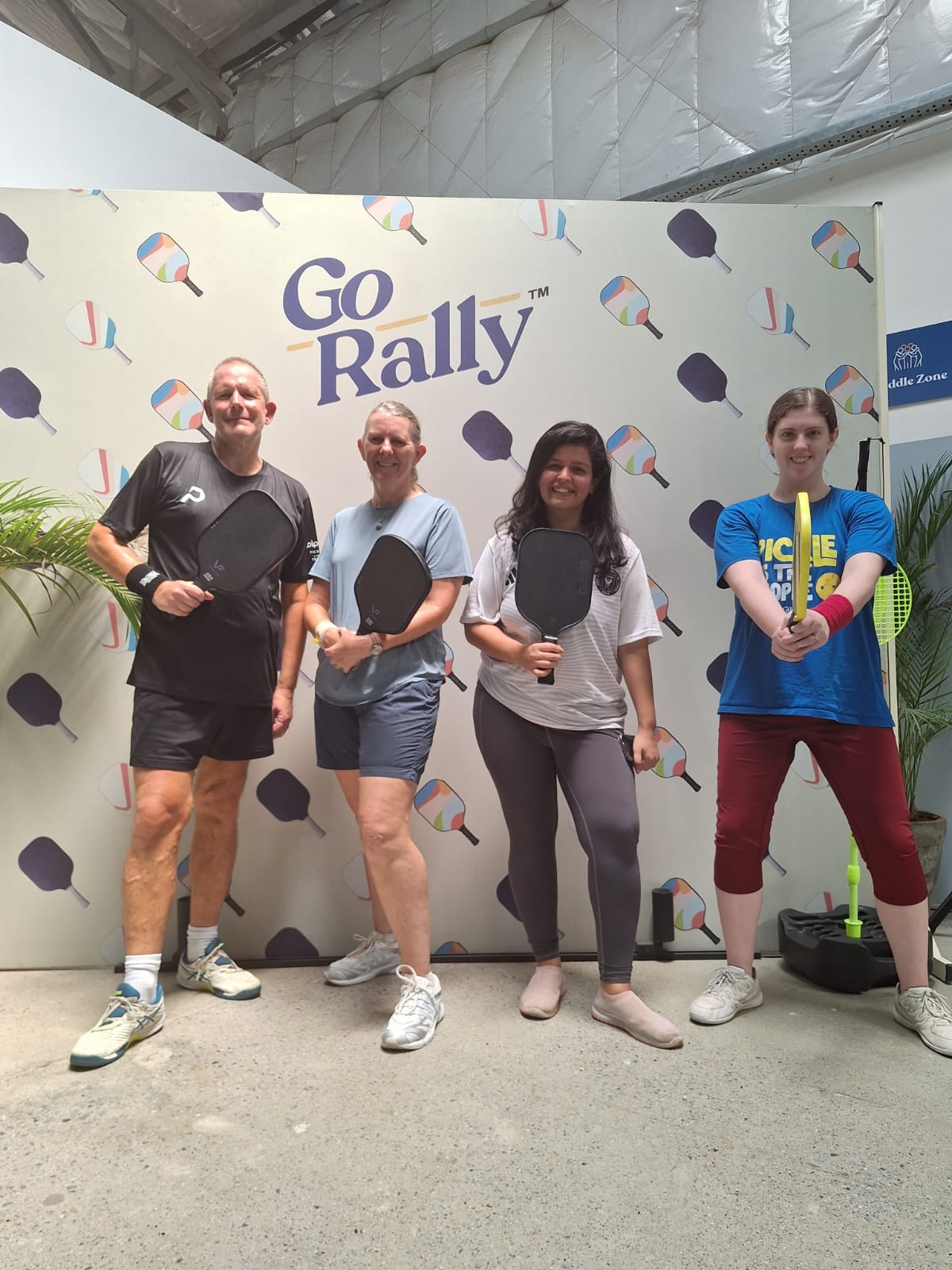 Dave and Louise at Go Rally, Old Airport Road, Bengaluru