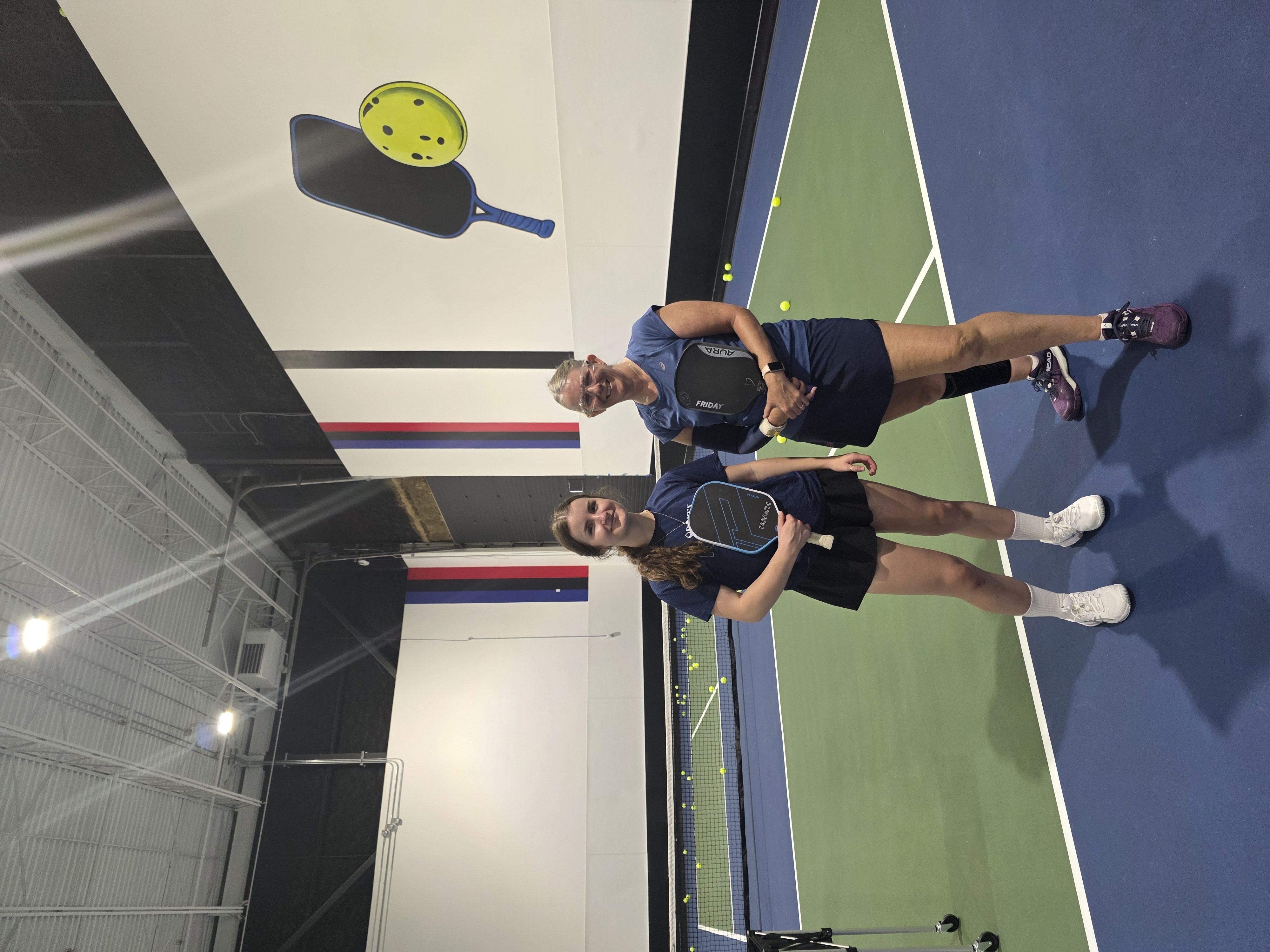 Dave and Louise at Edmonton Sports Centre