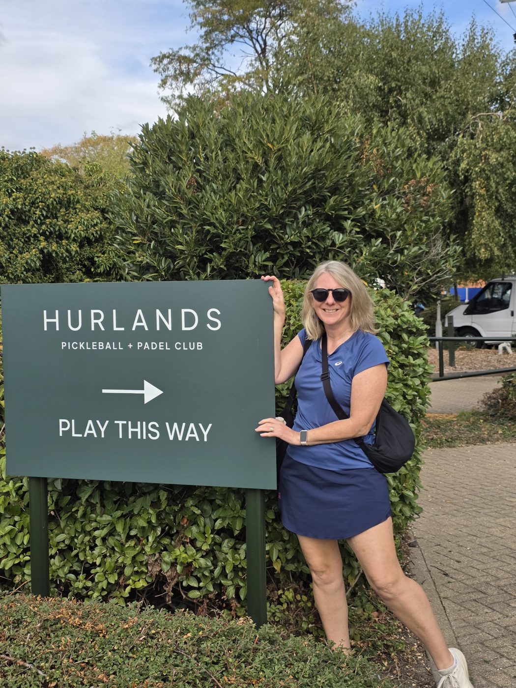 Dave and Louise at Hurlands Pickleball + Padel Club, Farnham